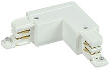 Соединитель L-образный внутренний для трехфазного осветительного шинопровода белый | код LPK0D-SLV-3-K01 | IEK